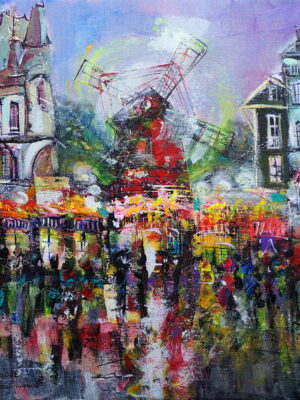 Moulin Rouge 3, 2022 Widok na Moulin Rouge